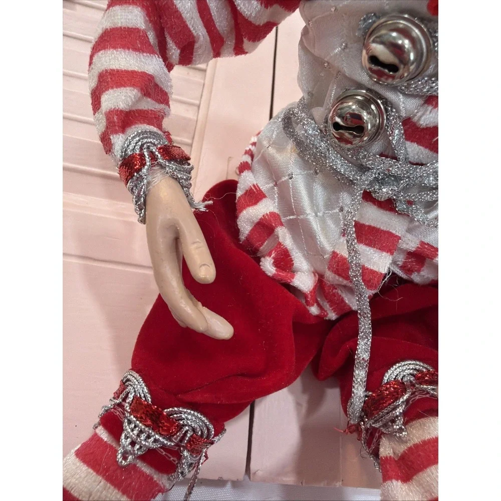 Cynthia Rowley Posable Christmas Elf‎ Doll Figure Boy Present Shelf Sitter READ